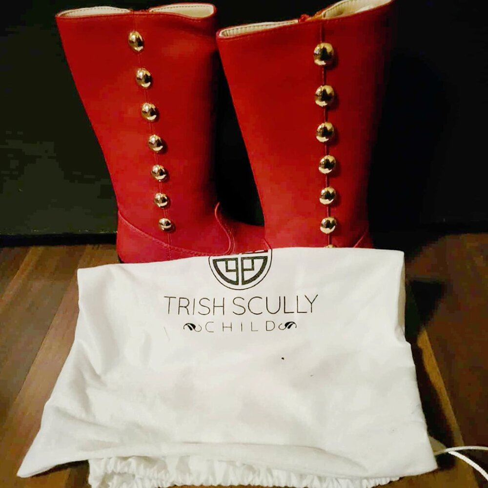 Dollcake RED Festive Gleam Dress size 3T, incl 18 in. doll dress & size 9 boots! - Picture 8 of 11